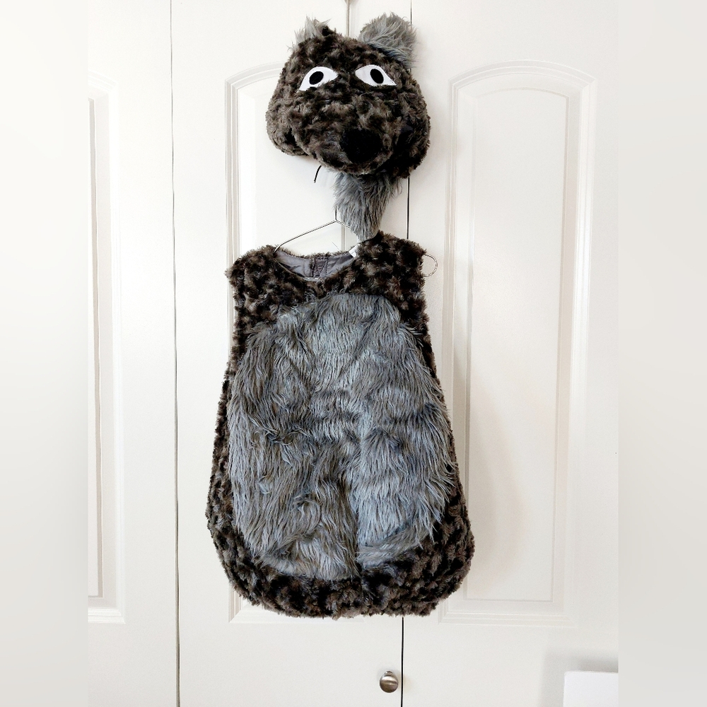 4pc Wolf Costume Belly Babies Halloween Costume size 4-6 youth Big Bad Wolf - Picture 3 of 5